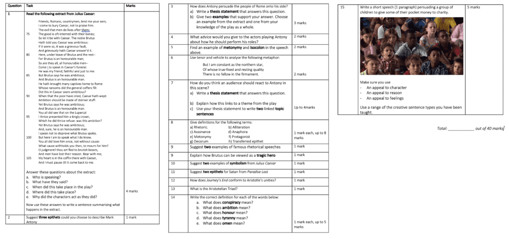 Assessing English At KS3 David Didau